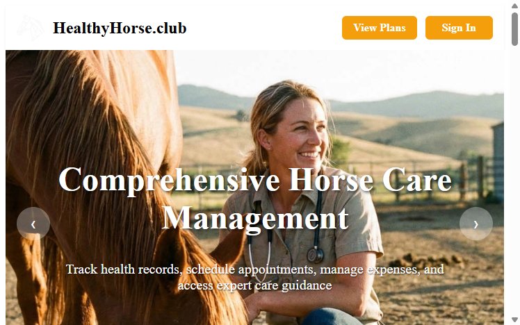 Healthy Horse Club
